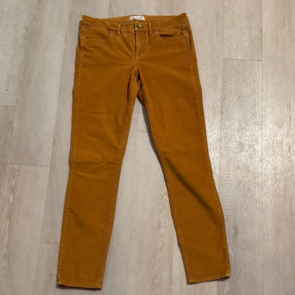 Madewell Women's Mustard Skinny Jeans